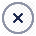 Kreis Schliessen Kreuz Entfernen Symbol