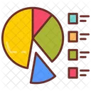 Kreisdiagramm Diagramm Aktien Icon