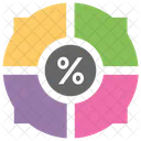 Kreisdiagramm Kreisdiagramm Modernes Diagramm Symbol