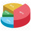 Kreisdiagramm Kreisdiagramm Modernes Diagramm Symbol