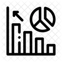 Kreisdiagramm Verkaufsdaten Analysen Symbol