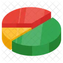 Kreisdiagramm Kreisdiagramm Datenanalyse Symbol