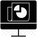Online Lernen Kreisdiagramm Statistiken Icon
