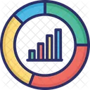 Kreisdiagramm Balkendiagramm Fortschritt Symbol