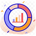 Kreisdiagramm Balkendiagramm Fortschritt Symbol