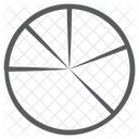 Donut Diagramm Kreisdiagramm Grafische Darstellung Icon