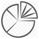 Kreisdiagramm Datendiagramm Geschaftsdiagramm Symbol