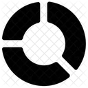 Kreisdiagramm Fortschrittsdiagramm Statistische Grafik Symbol