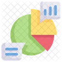 Geschaft Marketing Kreisdiagramm Symbol