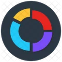 Kreisdiagramm Kreisdiagramm Statistische Daten Symbol