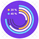 Kreisdiagramm Kreisdiagramm Kreisgraph Symbol