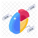 Kreisdiagramm Kreisdiagramm Infografik Symbol