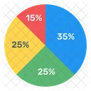 Kreisdiagramm Kreisdiagramm Datenanalyse Icon