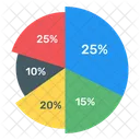 Kreisdiagramm Kreisdiagramm Datenanalyse Icon