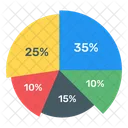 Kreisdiagramm Kreisdiagramm Datenanalyse Icon