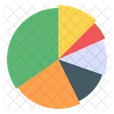 Kreisdiagramm Kreisdiagramm Datenanalyse Symbol