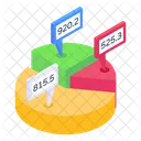 Kreisdiagramm Kreisdiagramm Geschaftsdiagramm Symbol