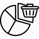 Kreisdiagramm Marktanteil Analyse Symbol