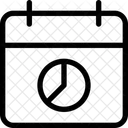 Kreisdiagramm Kalender Analyseplan Kreisdiagramm Symbol