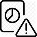 Warnung Vor Balkendiagrammpapier Warnung Vor Analyseberichten Warnung Vor Analysen Symbol