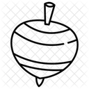 Kreisel Spielzeug  Symbol