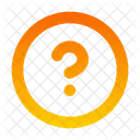 Kreis Frage Unterstutzung Fragen Symbol