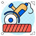Kreissage Sagemaschine Schneidblatt Symbol