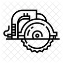 Kreissage Sage Handwerkzeug Symbol