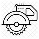 Kreissage Metallsage Sagewerkzeug Symbol