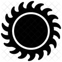 Kreissageblatt Rund Scheibe Symbol