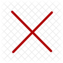 Kreuz Kreuz Hakchen Schliessen Symbol