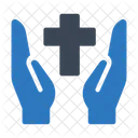 Kreuz Pflege Schutz Symbol