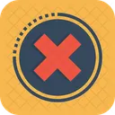 Kreuz Ablehnung Falsch Icon