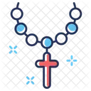 Kreuz Halskette Medaillon Anhanger Symbol
