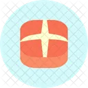 Kreuz Brotchen Ostern Symbol