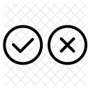 Kreuzen Und Prufen Symbol