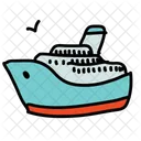 Kreuzfahrt Boot Schiff Symbol