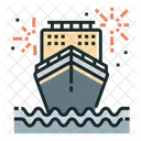 Kreuzfahrt Schiff Fahre Icon