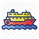 Kreuzfahrt Boot Schiff Icon