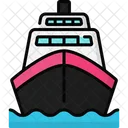 Kreuzfahrt Schiff Boot Symbol