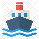 Kreuzfahrtschiff  Symbol