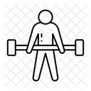 Kreuzheben Symbol