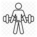 Kreuzheben  Symbol