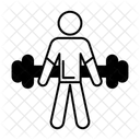 Kreuzheben Symbol