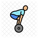 Kreuzheben Fitness Training Symbol