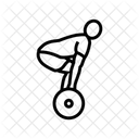 Kreuzheben Fitness Training Symbol