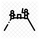 Cricket Zwei Spieler Symbol