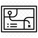 Kriegskarte Karte Reise Symbol