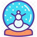 Kristall Kugel Schnee Symbol