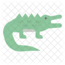 Krokodil Tiere Konigreich Symbol